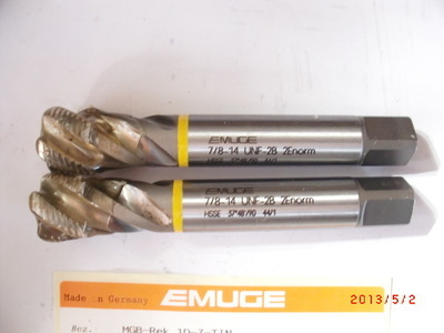 供应德国EMUGE美制细牙螺旋丝锥7/8-14UNF C0501000.5051——上海彦鑫机械工具